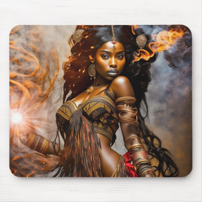 Golden Dawn African Princess- Basic Mouse Pad Musmatta (Framsidan)