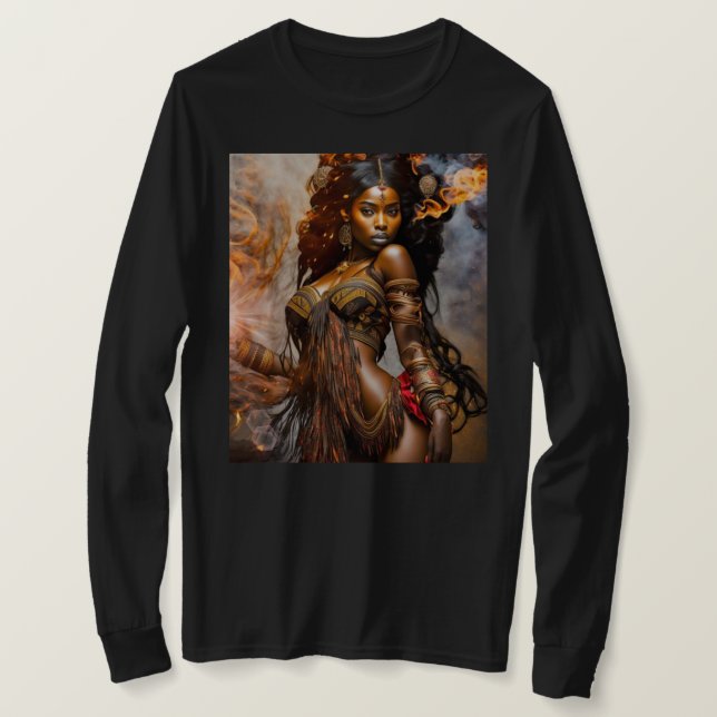 Golden Dawn- African Princess- Womans T-shirt (Design framsida)