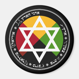 Golden Dawn Earth Pentacle på Black Magnet