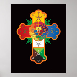 Golden Dawn Ro Kor Lamen Poster