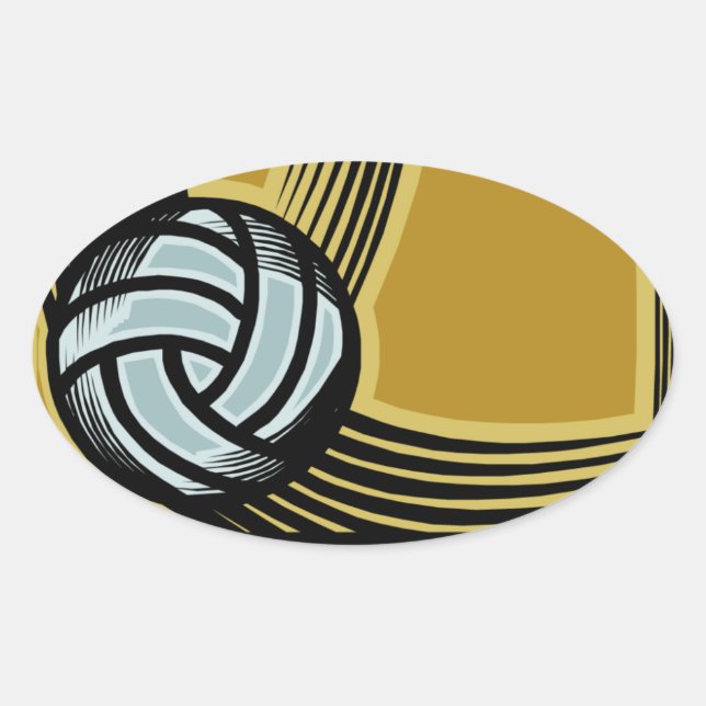 Golden Days - Ovalt Klistermärke (Framsida)