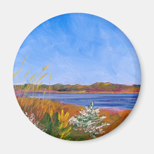 Golden Delaware River Magnet (Framsidan)