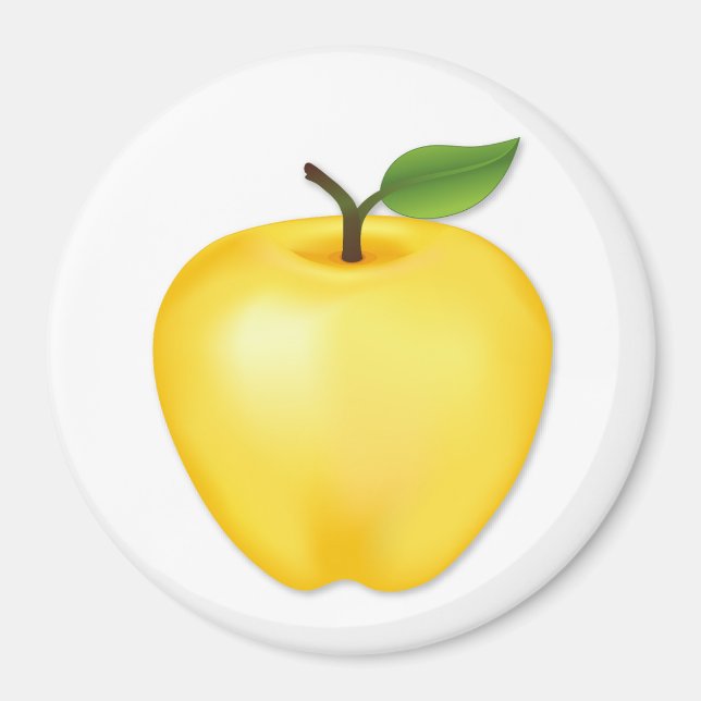 Golden Delicious Apple Magnet (Framsidan)