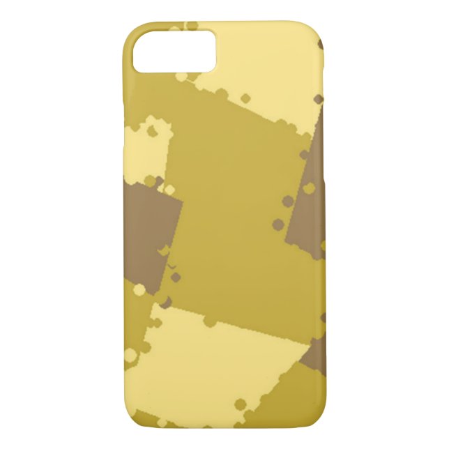 Golden Desert Camo Case-Mate iPhone Skal (Baksida)