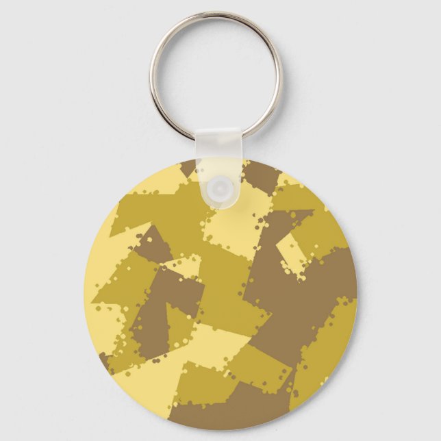 Golden Desert Camo Nyckelring (Framsida)