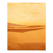 Golden Desert Solitude