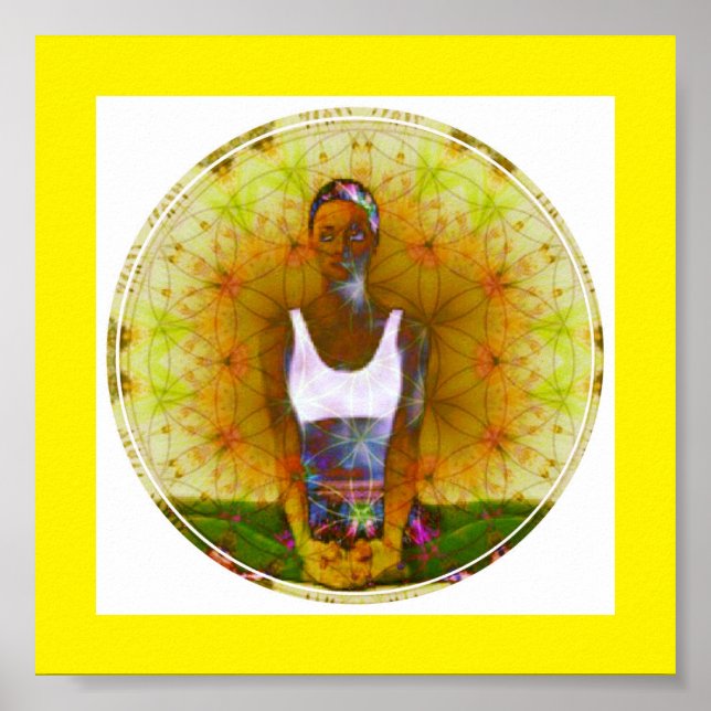 Golden Dharma Girl Poster (Framsidan)