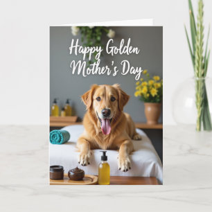 Golden Dog Mors Dag Spa-kort Kort