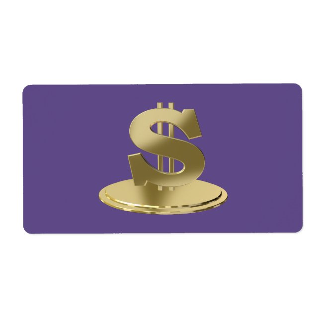 Golden-dollar Fraktsedel (Framsidan)