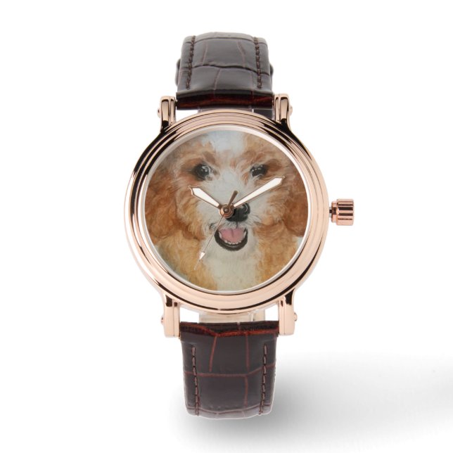 Golden Doodle Armbandsur (Framsida)
