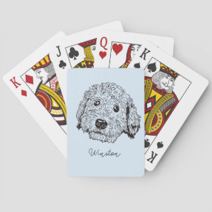 Golden Doodle Hund Casinokort