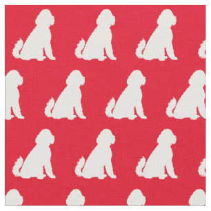 Golden Doodle Hund Silhouette Pet Aussie Red Tyg