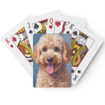 Golden Doodle | Hund Vattenfärg Målning Husdjur