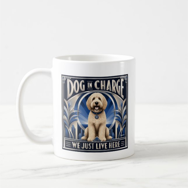 Golden Doodle Kör Huset Kaffe Kopp - Mugg (Vänster)