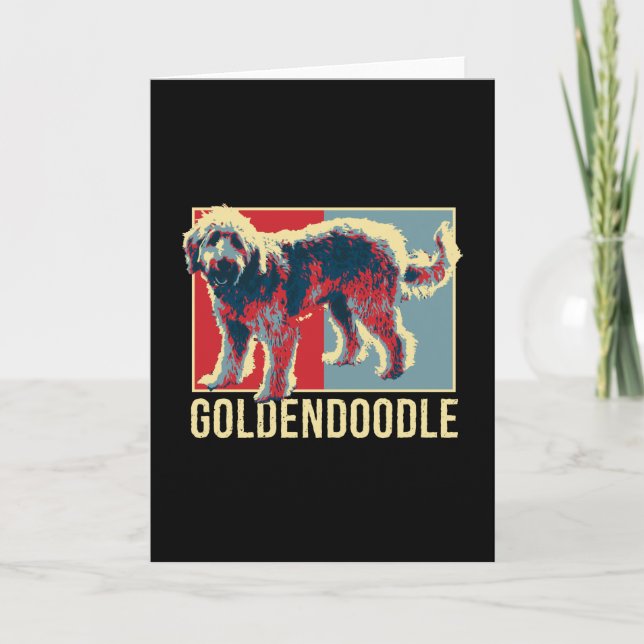 Golden Doodle Kort (Framsida)