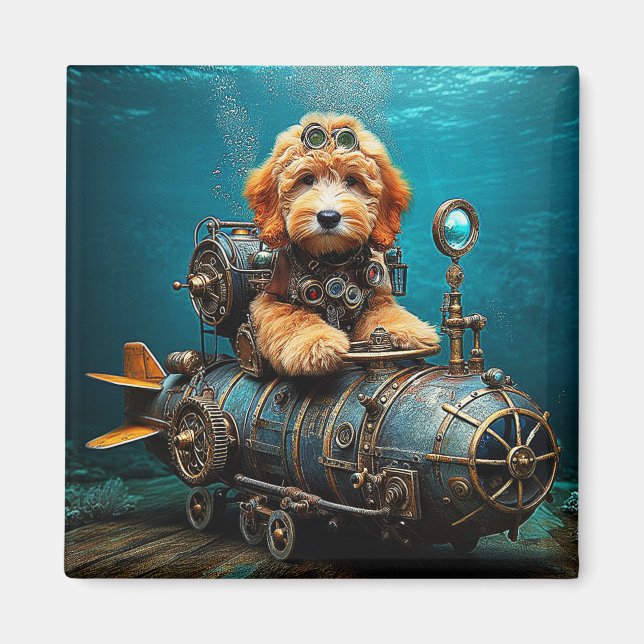 Golden Doodle Magnet (Framsidan)