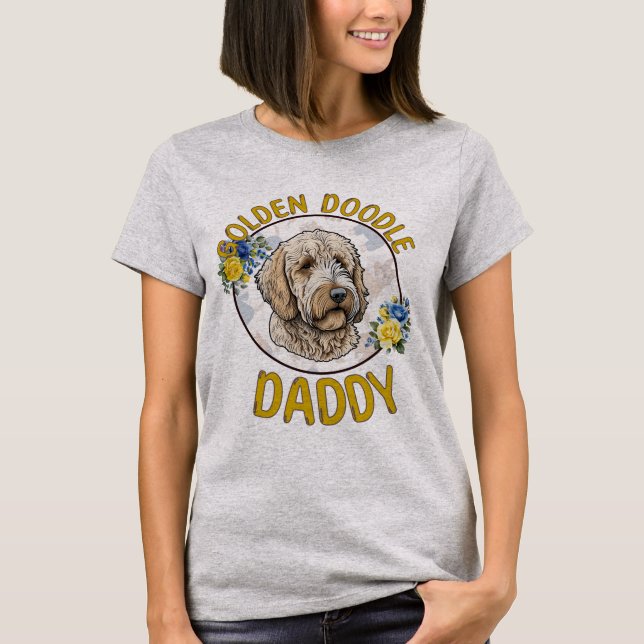 Golden Doodle Pappa Classic T-shirt (Framsida)