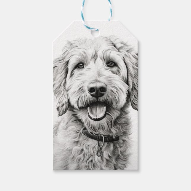 Golden Doodle Presentetikett (Framsidan)