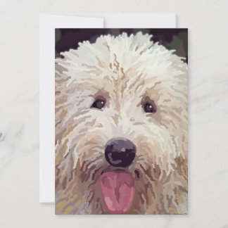 Golden Doodle-vykort