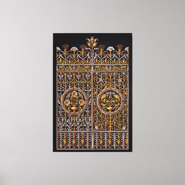 Golden Doorway Stretched Kanvastryck (Framsida)