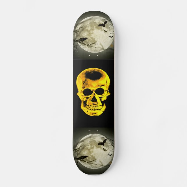 Golden Döskalle skateboard (Framsida)