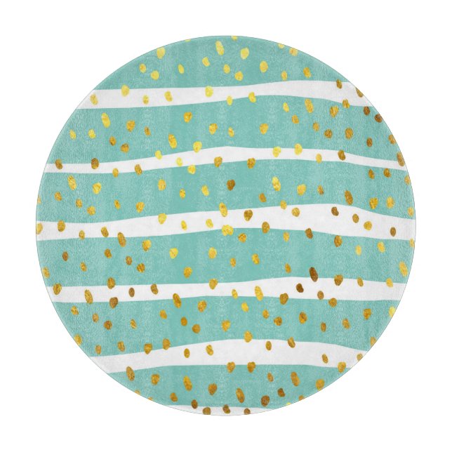 Golden Dots och Rand: Elegant Mönster (Framsidan)