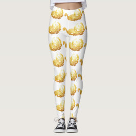 Golden Dragon Anpassningsbar Leggings