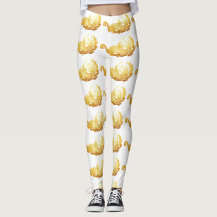 Golden Dragon Anpassningsbar Leggings