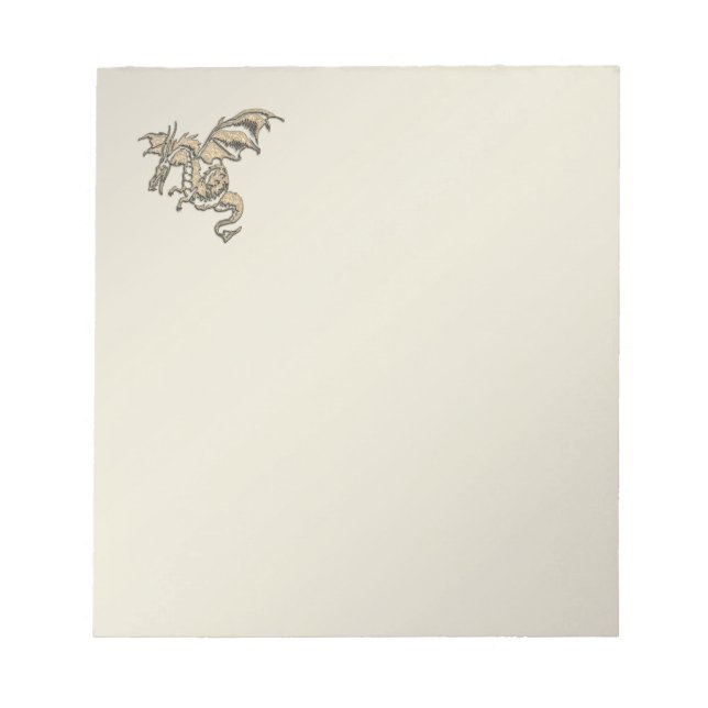 Golden Dragon Anteckningsblock (Framsida)