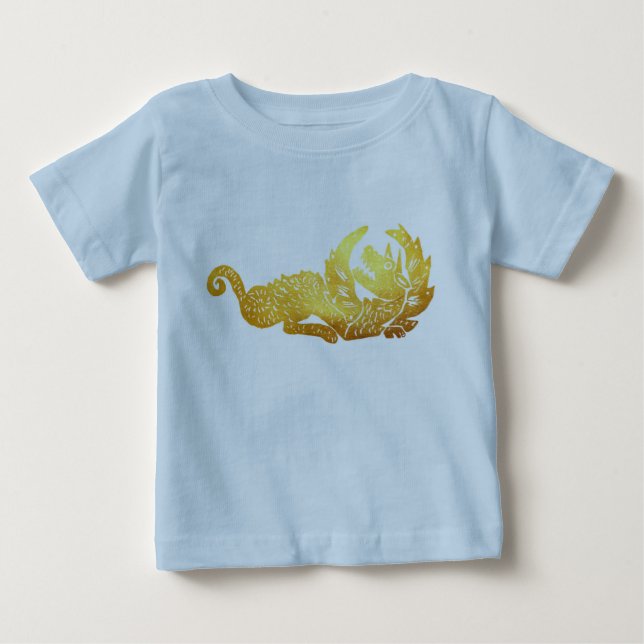 Golden Dragon Baby Apparel Organic Bodydress Tröja (Framsida)