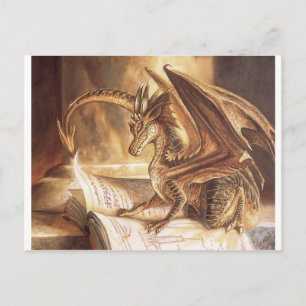 Golden Dragon Bok Reading Vykort