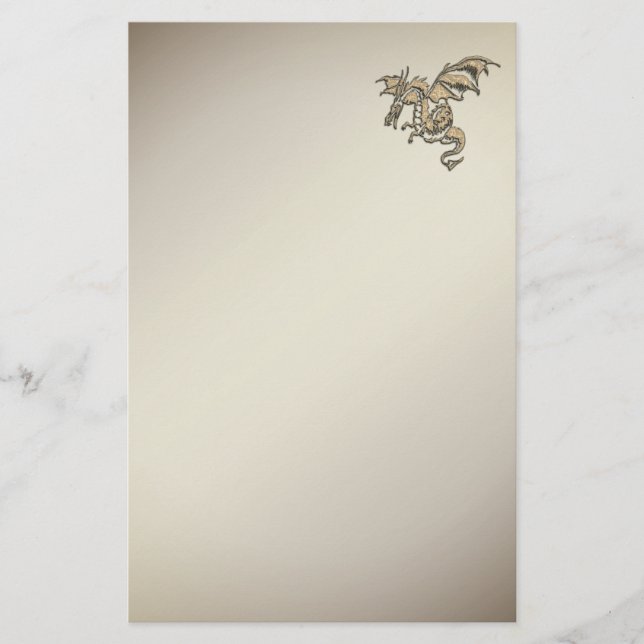 Golden Dragon Brevpapper (Framsida)