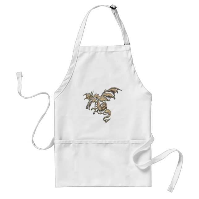 Golden Dragon Förkläde (Framsidan)