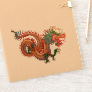Golden Dragon Klistermärken