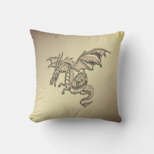 Golden Dragon Kudde