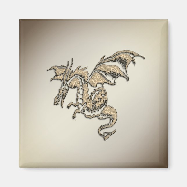 Golden Dragon Magnet (Framsidan)