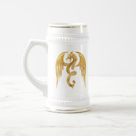 Golden Dragon Mugg - medeltida Stil Beer Stein