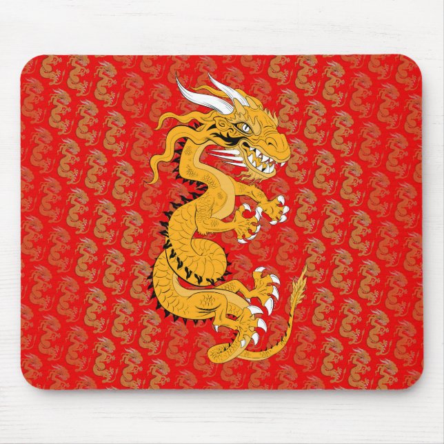 Golden Dragon på Red Musmatta (Framsidan)