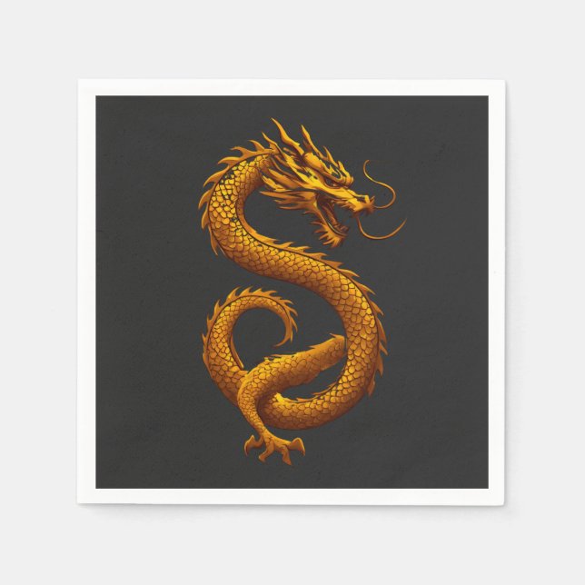 Golden Dragon Pappersservett (Framsidan)