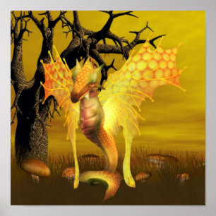 Golden Dragon Poster