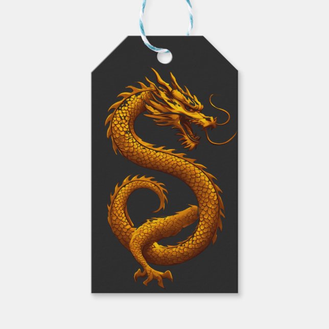 Golden Dragon Presentetikett (Framsidan)