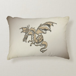 Golden Dragon Prydnadskudde
