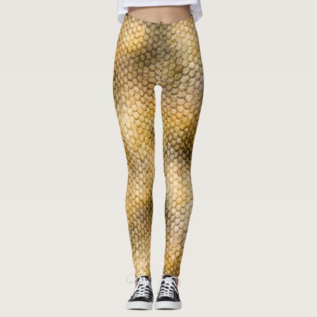 Golden Dragon Skin Leggings (Framsida)