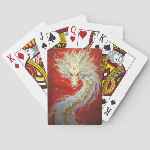 Golden Dragon Soasing through Crimson Himmel Casinokort