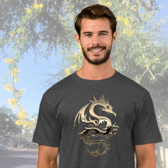 Golden Dragon T Shirt (Skapare uppladdad)