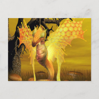 Golden Dragon-vykort Vykort