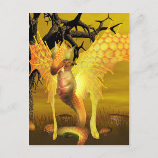 Golden Dragon-vykort Vykort