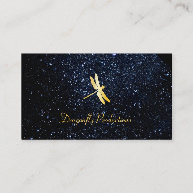 Golden Dragonfly/Nattan Himmel Visitkort (Framsida)