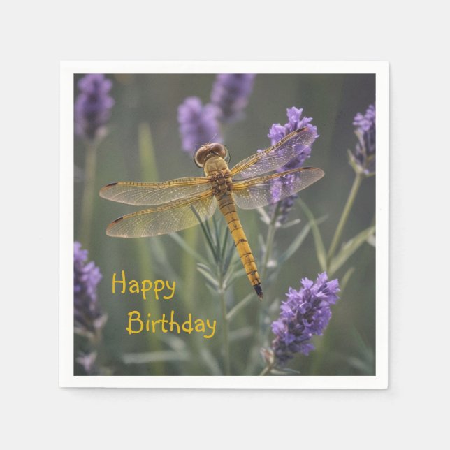 Golden Dragonfly Pappersservett (Framsidan)