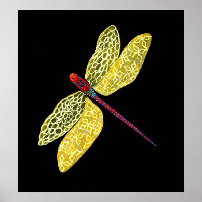 Golden Dragonfly Poster (Framsidan)